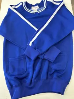 青いストライプ長袖体操服