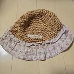 Sunny Landscape 花柄フリル帽子 サイズ50