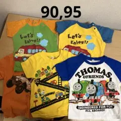 Tシャツ　5枚セット　90, 95サイズ