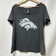 NFL デンバー・ブロンコス Tシャツ グレー レディース M相当 2015年製