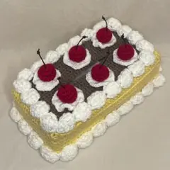 ティッシュケース ケーキ プリン 編み物 かぎ針編み ハンドメイド