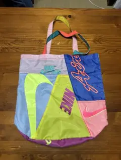 Nike パッチワークエコバッグ マルチカラー
