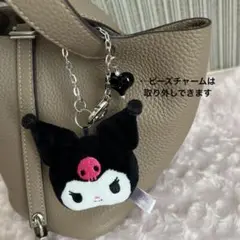 【クロミ】ぬいぐるみキーホルダー・マスコット・フェイスマスコット・バッグチャー