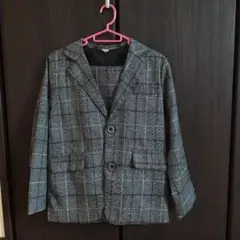 チェック柄スーツ 160サイズ ジャケットとパンツセット