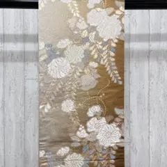 伝統工芸師 小長谷喜八郎の辻ヶ花の袋帯 作家もの 着物