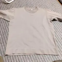 無印　サマー　ニット　ベージュ　Sサイズ　美品