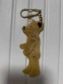 WEEKENDS ウィークエンズ クマ型アクリルチャーム ゴールド金具付き