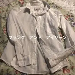 フランク　アンド　アイリーン　コットン　ホワイトシャツ