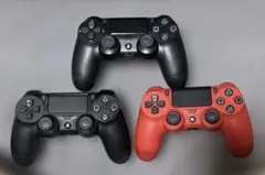 PS4 コントローラー　ジャンク品　3点セット おまけ付き