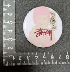 STUSSY 缶バッジ ステューシー