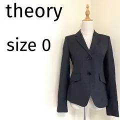 【美品・訳あり】Theoryテーラードジャケット チェック