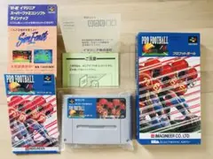 スーパーファミコン SFC プロフットボール 箱説ハガキチラシ付き NFL 完品