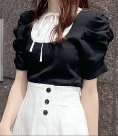 NOMAE フリルレイヤードトップス