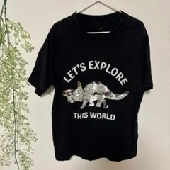 恐竜デザイン Tシャツ サイズ140