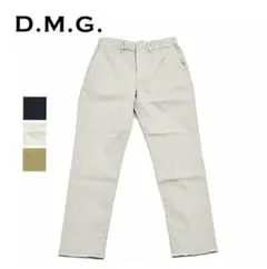 美品【ドミンゴ D.M.G】リラクシングテーパードパンツ M アイボリー 日本製