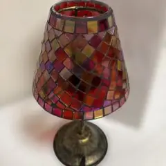 ステンドグラス　ライト　レッド