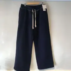 新品 ユニクロ JW ボアフリースパンツ JW ANDERSON ネイビーXL