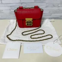 クロエ エルシー ターンロック金具 チェーン ミニ・ショルダーバッグ