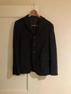 arts &science アーツ&サイエンスの縮絨ウールジャケット ネイビー