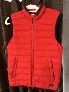 DIESEL 赤 キルティング ノースリーブベスト 55RP