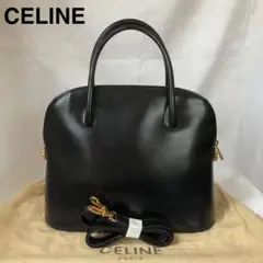 《極美品》希少 OLDCELINE 2way ハンドバッグ 黒 斜め掛け可能
