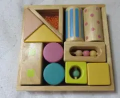 木製多色積み木セット