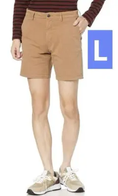 チノショートパンツ ノータック コンフォート ストレッチ メンズ L