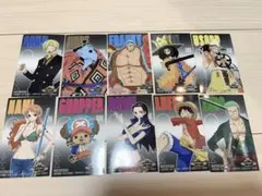 麦わらストア限定　ハーフブロマイド　麦わらの一味　全種　10種　コンプリート