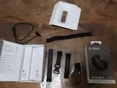 ジャンク Fitbit Charge 5 ブラック 本体 バンドセット