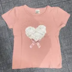 ワゴンSALE❣️ビーデスビー　キッズ　Tシャツ　ピンク　レース　110