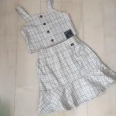 Jenni Love✨チェック柄　セットアップ 150センチ