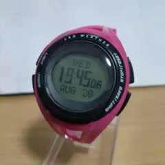 LAD WEATHERラドウェザー★レディースデジタルクォーツ★電池入り稼働品