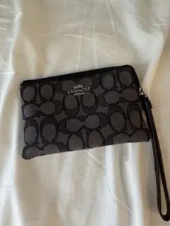 COACH(コーチ) ポーチ/リストレット BLACK SMOKE/BLACK