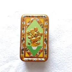ゴッホ展　ひまわり　クッキー缶　お菓子付き