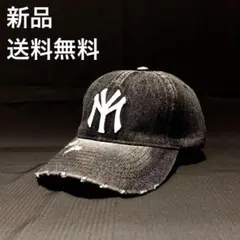 大トレンド★新品 デニムベースボールキャップ NY帽子LA ストリート