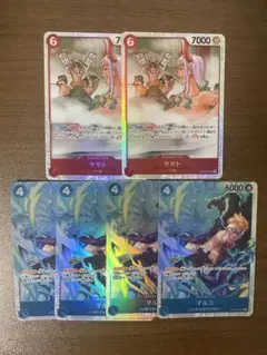 ワンピースカード　マルコ　ヤマト　SR 4枚ずつセット