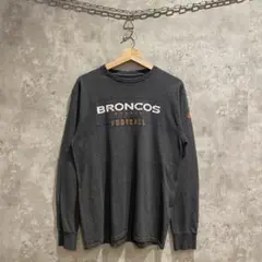 【送料無料】USA古着 ロンＴ Majestic BRONCOS アメフト