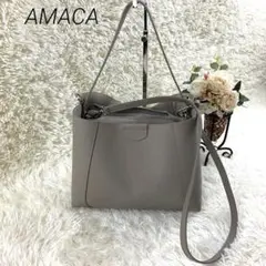 ✨美品✨ AMACA 2wayバック セカンドバック トートバッグ ショルダー