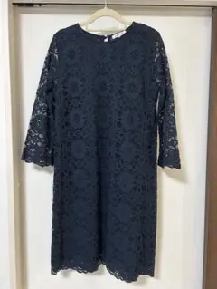 グローバルワーク　ワンピース　ネイビー　Mサイズ