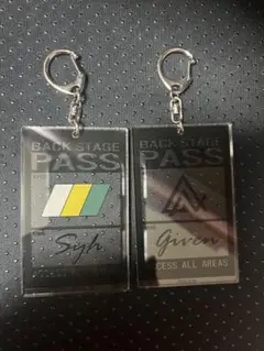 ギヴン バックステージパス風 アクリルキーホルダー GIVEN SYH