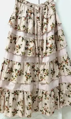 いちご ロングスカート