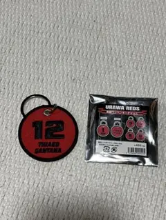 浦和レッズ 刺繍ワッペンキーチャーム #12 チアゴ サンタナ