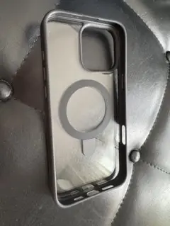 美品TORRASiPhone16promax用ソフトケース クリア/ブラック
