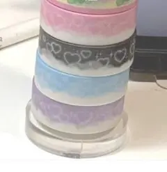 ハート柄マスキングテープセット