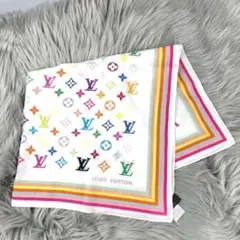ルイヴィトン LOUIS VUITTON モノグラム マルチカラー ハンカチ