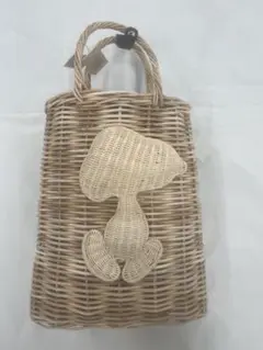 スヌーピーかごバッグ
