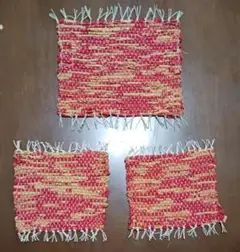 裂き織り製品 3枚セット
