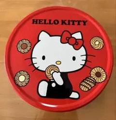 ★美品★ HELLO KITTY ハローキティ　クッキー缶(中身なし)