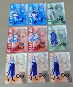 アークナイツ ローソン ブロマイド 2L判 9枚セット まとめ売り