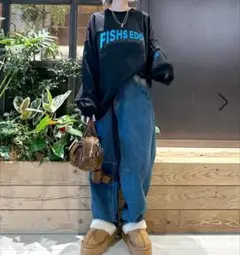 ニコアンド　FishEddy フィッシュエディ　ロングＴシャツ